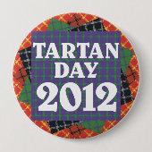 Jumbo Tartan Dag 2012 Button (Voorkant)