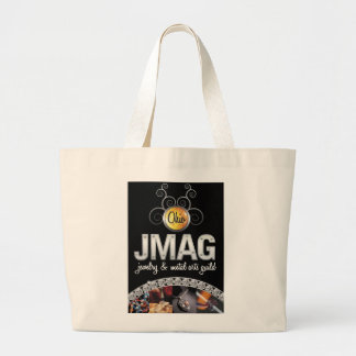 Jumbo-Tas met de zwarte OJMAG-logo Grote Tote Bag