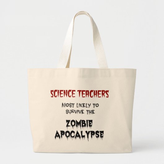 Jumbo Tas ScienceTeacherApocalypse (Voorkant)