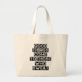 Jumbo-Tas voor Gym, Motivatie citaat Grote Tote Bag