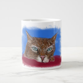 Jumbo-Tasse mit niedlichem Katzenmotiv Extra Grote Beker
