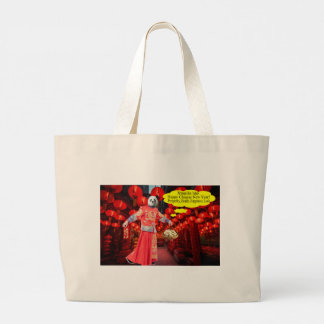 Jumbo tote bag. Gelukkig Chinees Nieuwjaar. panda/