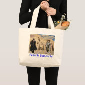 Jumbo tote bag. Gelukkig Pascha. loris/aap (Voorkant (product))