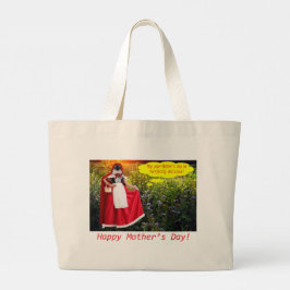 Jumbo tote bag. Happy Moederdag. ragdollcat/little
