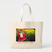 Jumbo tote bag. Happy Moederdag. ragdollcat/little (Voorkant)