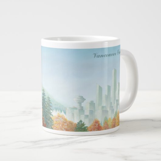 Jumbo Vancouver Coffee Mug Stanley Park Art Cup (Devant droit)