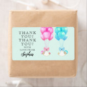 Jumeaux Baby shower Merci Étiquette (En situation)