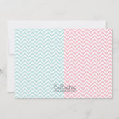 Jumeaux de marionnettes et de chatons / Invitation (Dos)