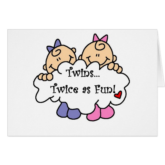 Jumeaux deux fois comme amusement (Devant horizontal)