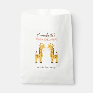 Jumeaux Giraffes Fête Favoriser les sacs