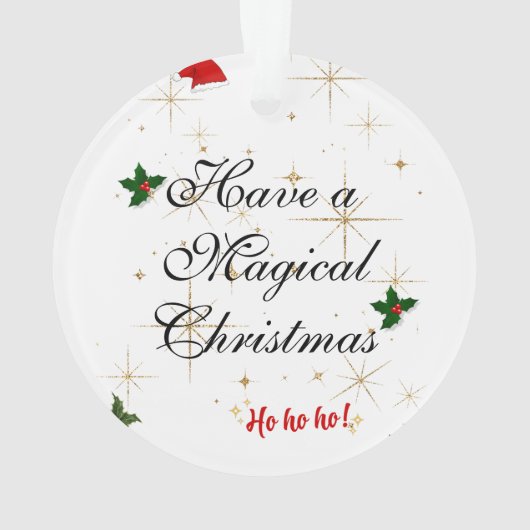 Jumeaux premier Noël rond ornement (dos)