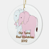 Jumeaux Premier ornement de Noël (Gauche)