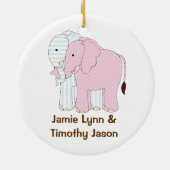 Jumeaux Premier ornement de Noël (Dos)