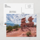 Jumeaux siamois Colorado Sunburst Carte postale (Devant / Derrière)