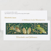 Jumeaux vintages Poissons Faire-part de mariage mo (Devant / Derrière)