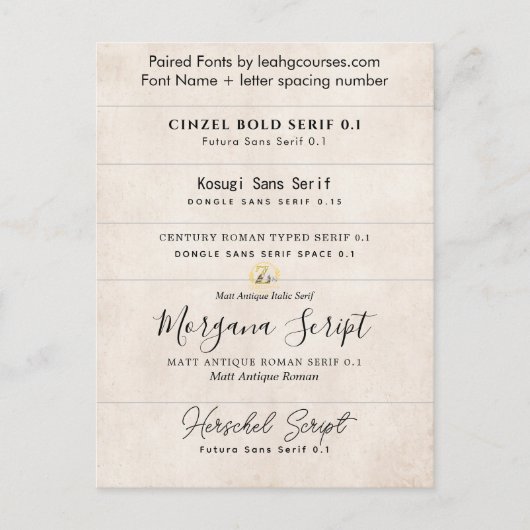 Jumelage de polices pour les invitations Mariages (Devant)