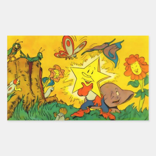 Jumelez le Star Rect. Stickers 7 Formes et 2 Taill (Devant)