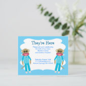 Jumelles douche ou Faire-part (Debout devant)