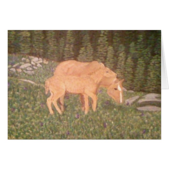 Jument et poulain (Devant Horizontal)