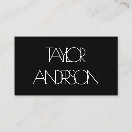 Jumged Text Visitekaartje (Voorkant)