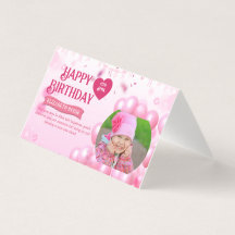 Jump and Play Birthday Invitation Photo Card 