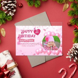 Jump and Play Birthday Invitation Photo Card  Acryl Uitnodigingen