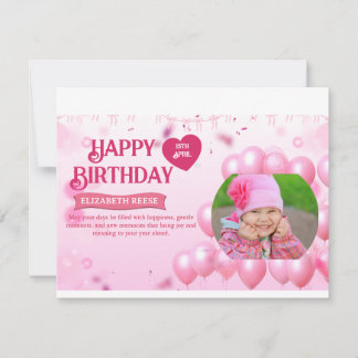 Jump and Play Birthday Invitation Photo Card  RSVP Kaartje