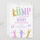 Jump Anniversaire Invitation de fête Trampoline Pa (Devant)