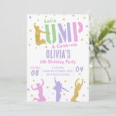 Jump Anniversaire Invitation de fête Trampoline Pa (Debout devant)