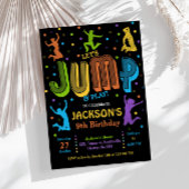 Jump Anniversaire Trampoline Party Invitation