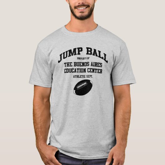 Jump Ball Athletic T-shirt Grey (Voorkant)