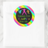 Jump Birthday Girl Matching Dank u Stickers (Tas)