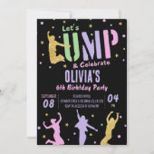 Jump Birthday Uitnodiging Bounce House Party (Voorkant)