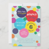 Jump Bounce House Birthday Uitnodiging (Voorkant)