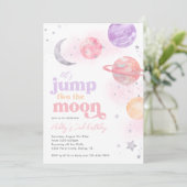 Jump DEUX Lune Invitation Anniversaire (Debout devant)