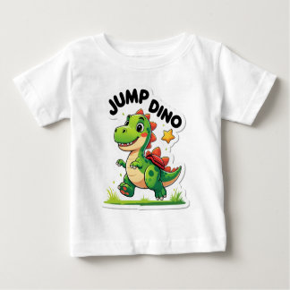 Jump Dino - Sticker de dessin en jeu T-Shirt