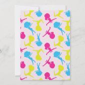 Jump et Tumble Gymnastique Anniversaire Invitation (Dos)