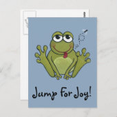 Jump for Joy Briefkaart (Voorkant / Achterkant)