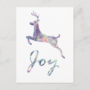 Jump for Joy Holiday Herten Art Feestdagenkaart