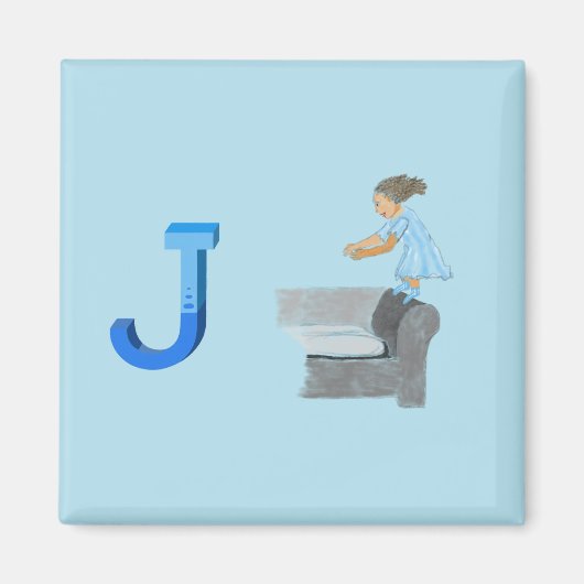 Jump Fridge Magnet Magneet (Voorkant)