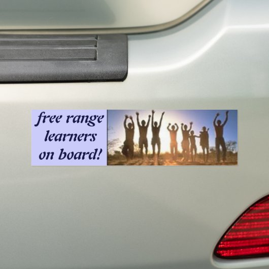 JUMP, gratis rangelearson board! Bumpersticker (Op auto)