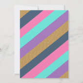 Jump Invitation Anniversaire Fille Jump Trampoline (Dos)