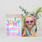 Jump Invitation Anniversaire Jump Trampoline Party (Debout devant)