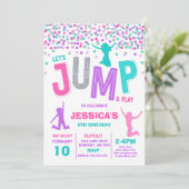 Jump Invitation Anniversaire Jump Trampoline Party (Debout devant)