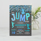 Jump Invitation Anniversaire Jump Trampoline Party (Debout devant)