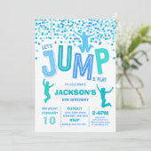 Jump Invitation Anniversaire Jump Trampoline Party (Debout devant)