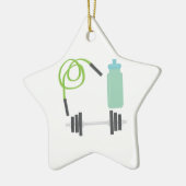 Jump Rope Keramisch Ornament (Links)