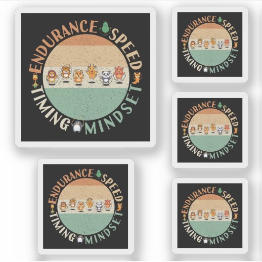 Jump Roping - Rope Skipping Mindset Sticker (Voorkant)