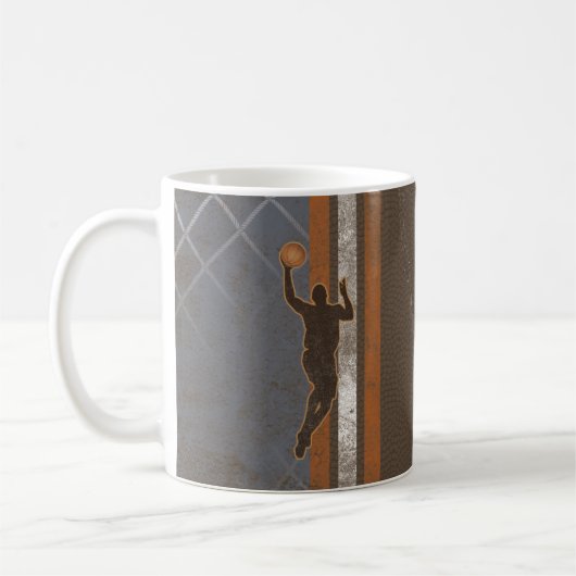 Jump Shot Boy Basketball Mug (Gauche)