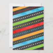 Jump Trampoline Park Birthday Invitations Kaart (Achterkant)